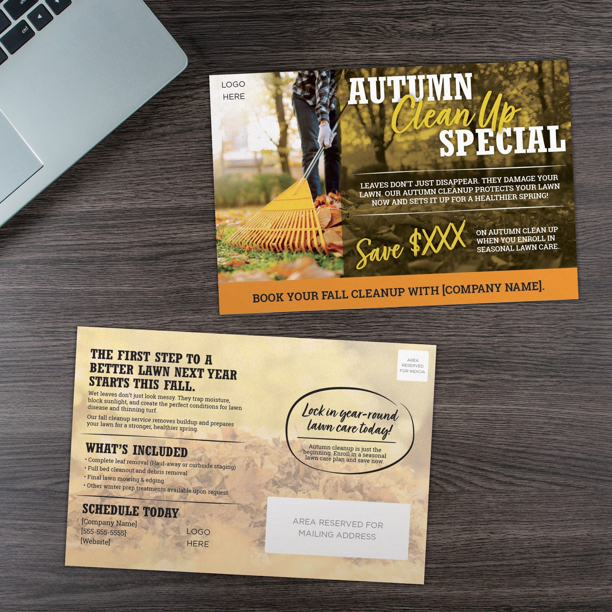 Autumn Clean Up Postcard - PostcardGo