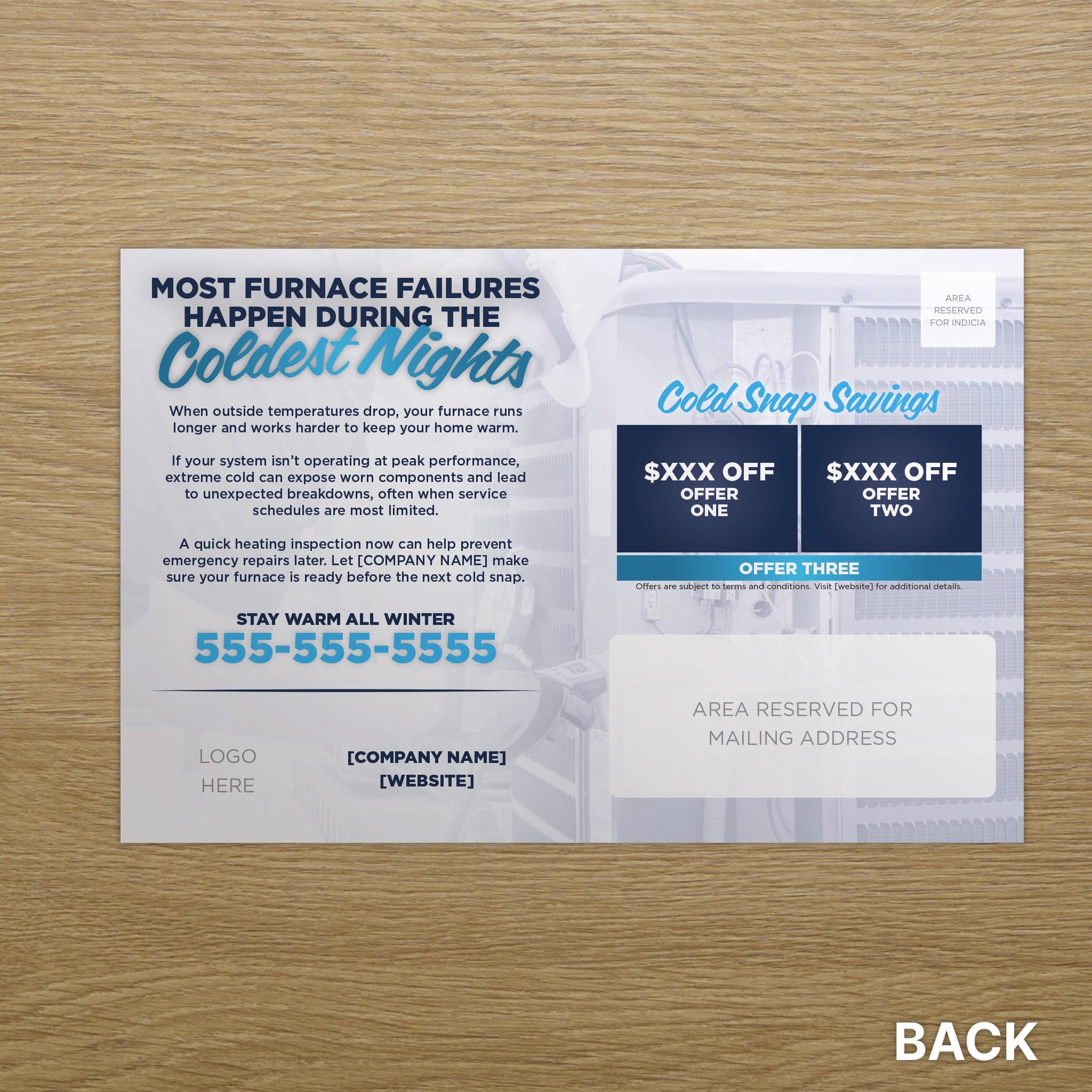 Don't Get Left in the Cold Postcard - PostcardGo