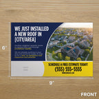 Neighborhood Roof Completion Postcard - PostcardGo