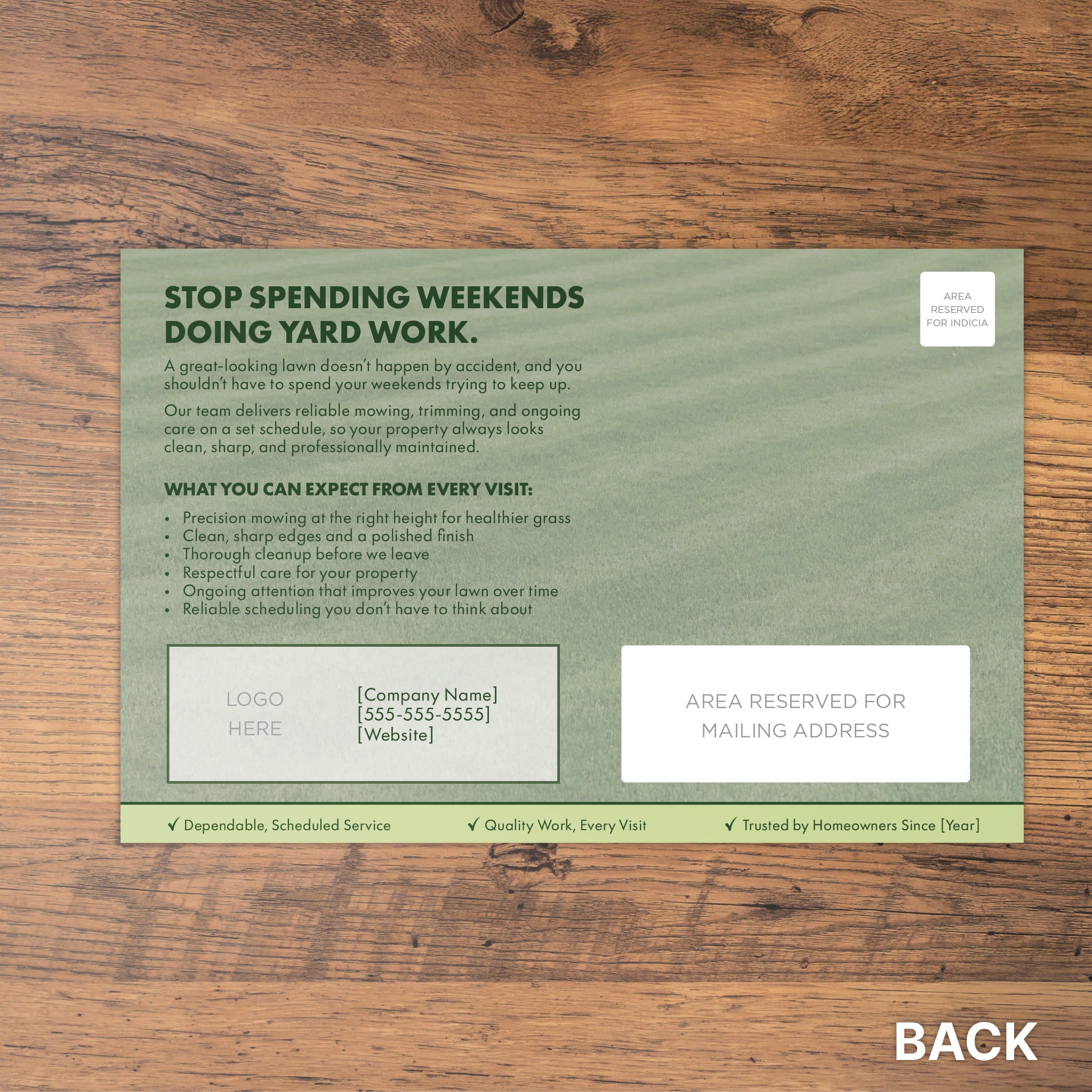 Now Accepting New Clients Postcard Back - PostcardGo