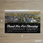 Post - Service Thank You Postcard Front